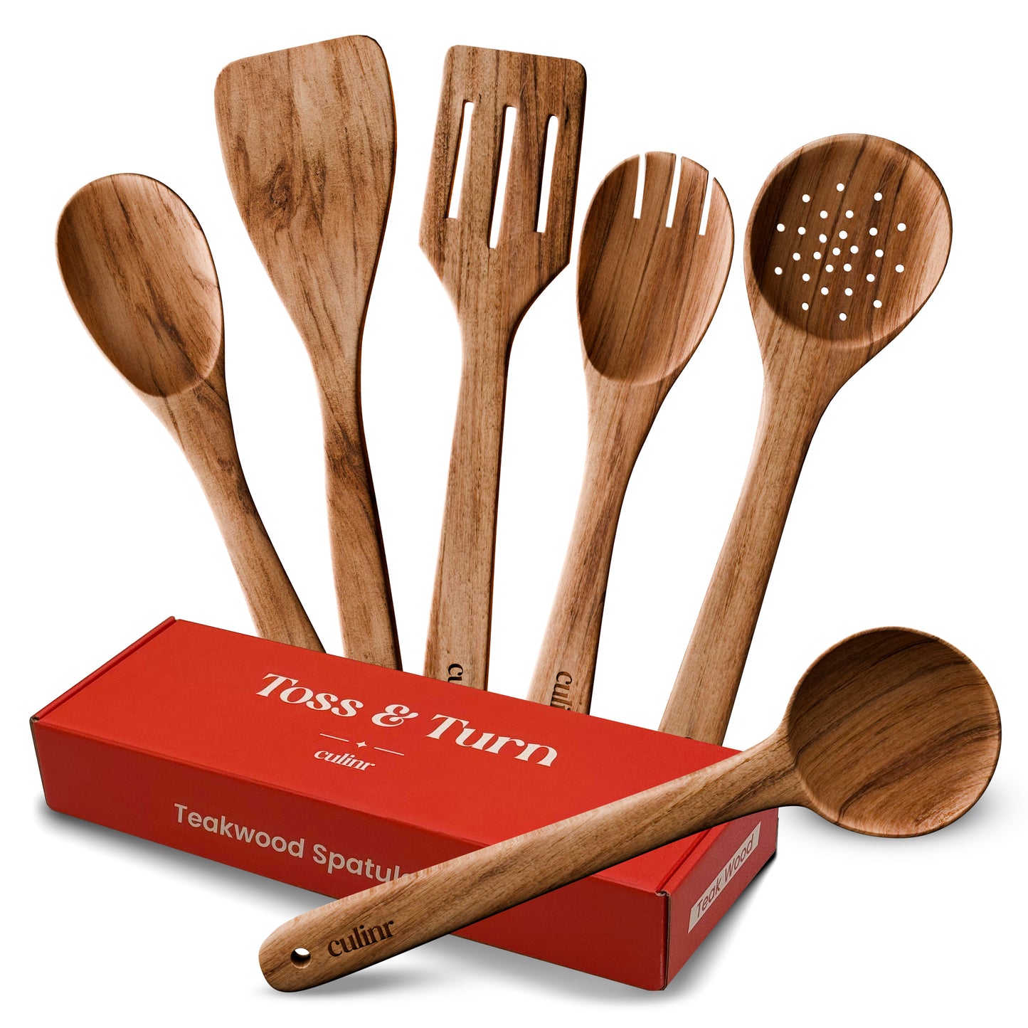 Teakwood Spatulas (Set of 6)